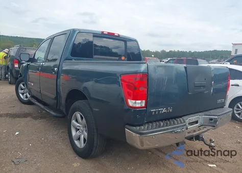 2007 Nissan Titan Se from USA, damaged, VIN 1N6BA07A27N233229